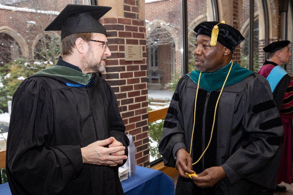 New student convocation at Maria College.